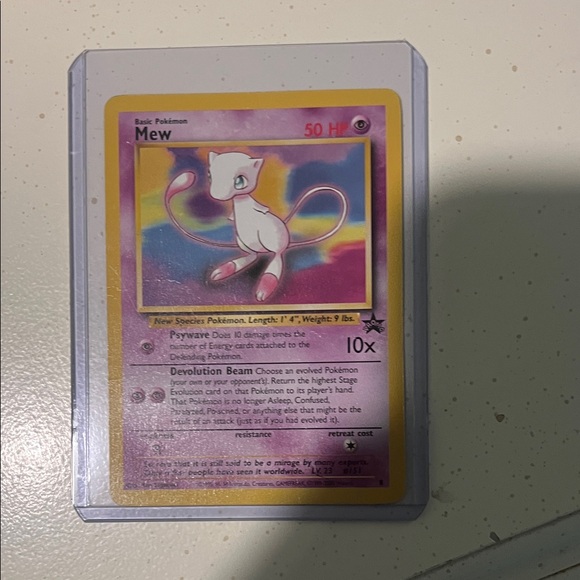 mew pokemon card 1995 value - Promo #8 Retreat Cost Mew Pokemon Card 1995 |